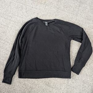 Athleta Girl Black Crewneck Sweatshirt